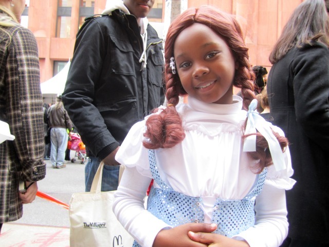 <p>Shaylin Kearse, 7, from the Bronx, was inspired to dress as Dorothy after reading "The Wizard of Oz."</p>
