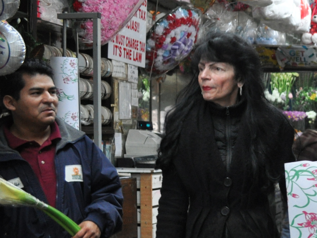 Betty Zafiros, owner of Fort Washington Florist, said she loves working with customers to make sure they are happy with their flowers. 