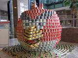 Lady Gaga's Shoe and Angry Birds Take Shape With Canned Food