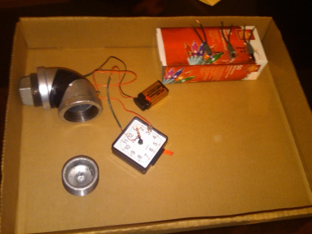 Evidence displayed by city officials during a press conference where Mayor Michael Bloomberg, Police Commissioner Raymond Kelly and Manhattan DA Cyrus Vance made an announcement about an alleged lone-wolf terror plot. 