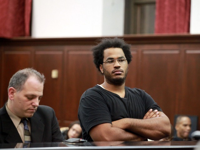 Jose Pimentel in Manhattan Criminal Court Sunday night.