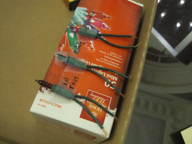 Christmas tree lights were allegedly used as part of the bombs.