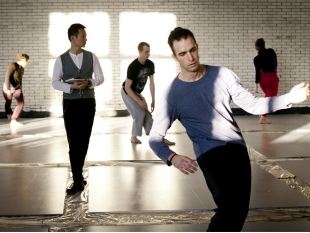 Dancers from Shen Wei Dance Arts practice 