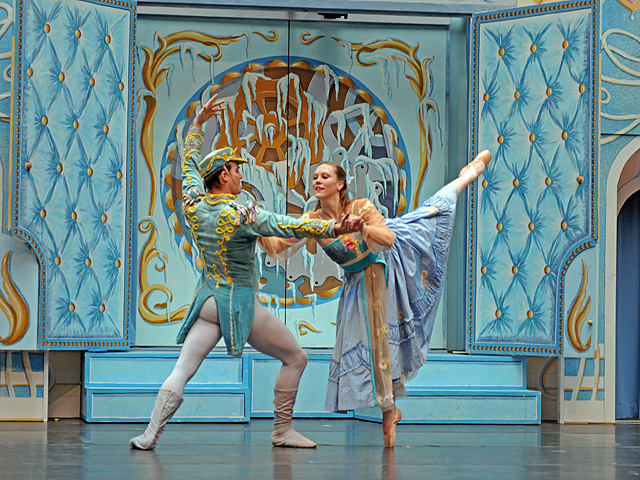 The New York Theatre Ballet performs The Nutcracker at the Winter Garden atrium in the World Financial Center on Nov. 29, 2011. 