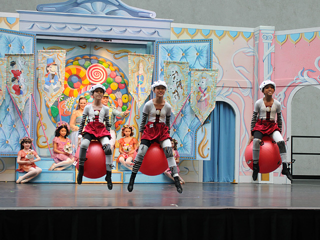 Dancers from the New York Theatre Ballet perform The Nutcracker at the Winter Garden atrium in the World Financial Center on Nov. 29, 2011. 