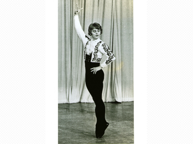 Mikhail Baryshnikov in Don Quixote, performing with the Kirov Ballet in 1970.