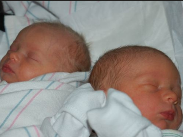 Newborns Jackson James and Reverie Vivian Snyder came home from the hospital on Dec. 1, 2011.