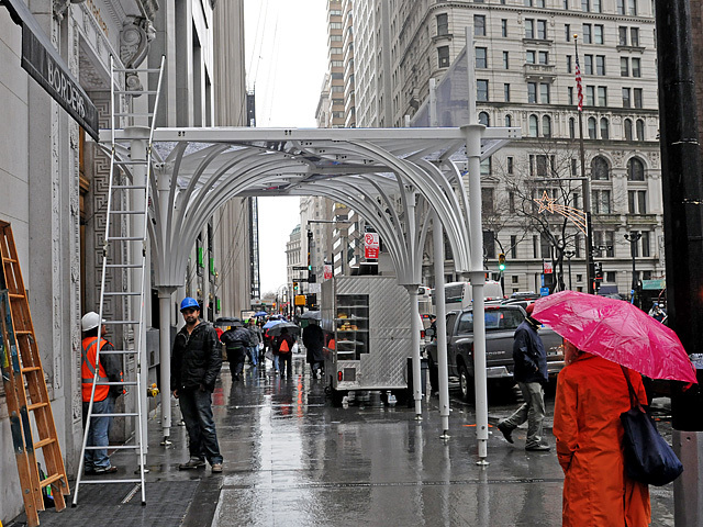 The scaffolding was named the 