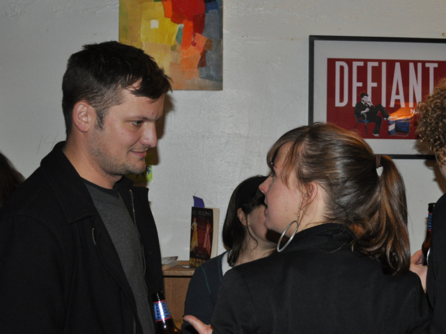 Partygoers paid $10 admission for food from Mambi Chicken, Dinosaur BBQ and Brooklyn Brewery.