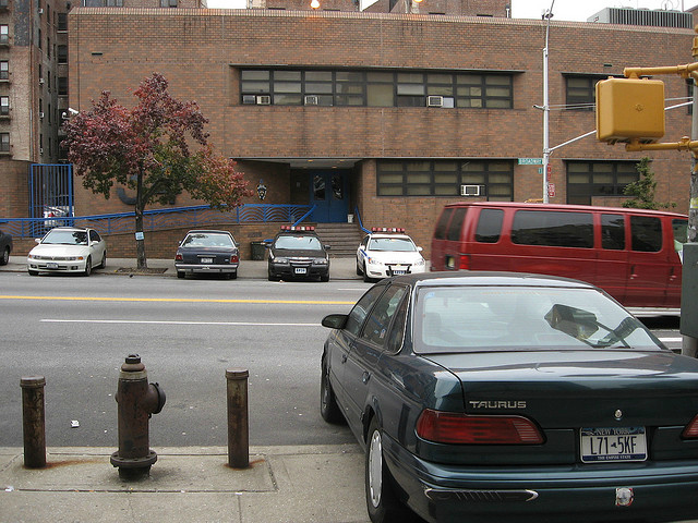 Police began a crackdown on cars that routinely double and illegally park near the 34th Precinct on Broadway near 181st Street. 
