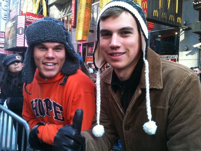 Jordan Nations and his brother Matt took up their position at 6 a.m.