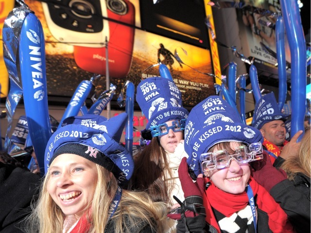 General view of atmosphere at Bill & Giuliana Rancic Ring In New Year's Eve 2012 With NIVEA at Times Square on December 31, 2011 in New York City. 