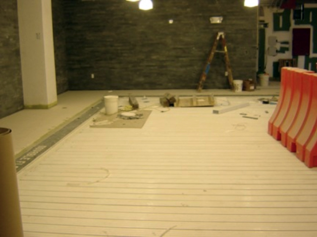 This pool with a movable floor, shown in January 2012, will be used for seniors' swim classes. 
