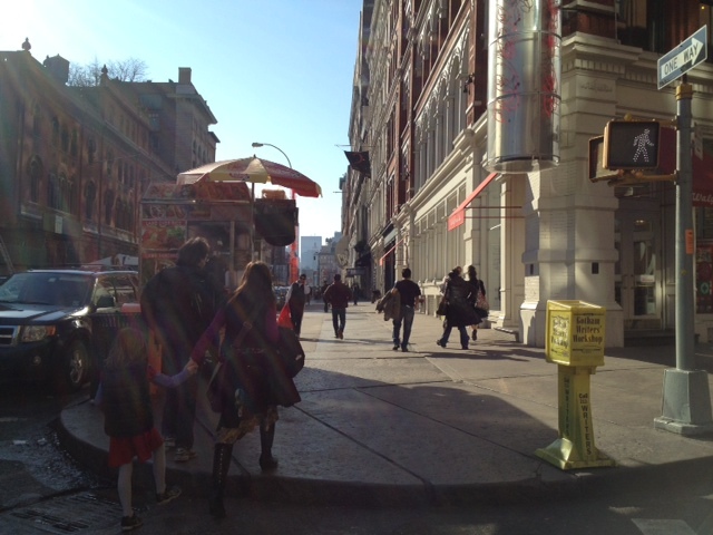 New Yorkers enjoyed the unseasonably warm weather on Saturday, Jan. 7, 2012, when the temperature topped out at 62 degrees.