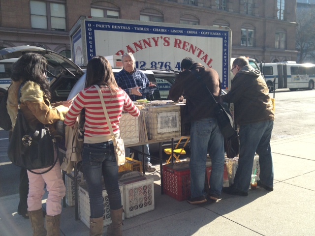 New Yorkers enjoyed the unseasonably warm weather on Saturday, Jan. 7, 2012, when the temperature topped out at 62 degrees.