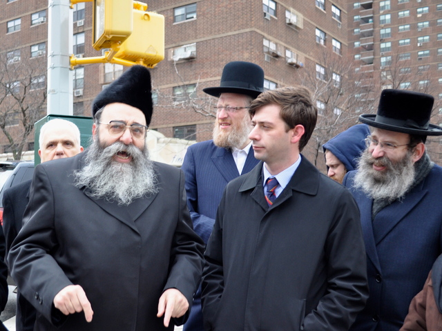 Rabbi Niederman said the swastika was part of an increase in anti-Semitic incidents in Williamsburg.