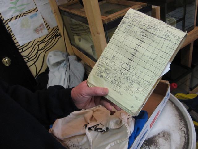 Christopher Toole's notes on his fish farm