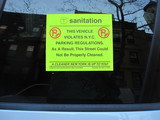 City Council Bans Alternate Side Parking Shame Stickers