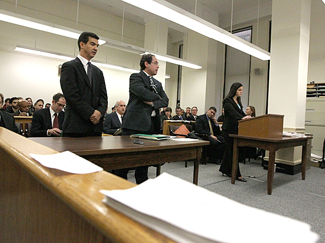 Council member Ydanis Rodriguez appears in Manhattan Criminal Court on Jan. 20th, 2012.