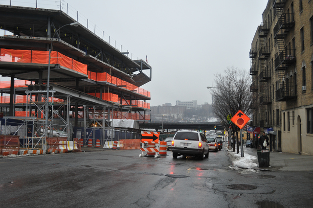 Approximately 12 parking spots were lost when Columbia University began its construction of a new athletic complex on West 218th Street, between Park Terrace East and Broadway.