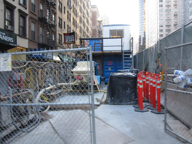<p>A view of the Second Avenue subway construction site at East 69th Street.</p>
