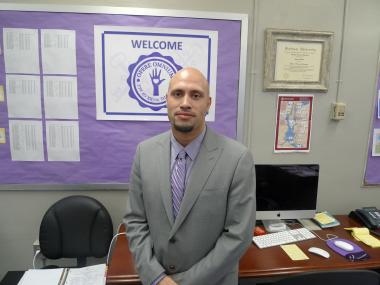 Principal Roberto Padilla of West Prep Academy, a magnet school on West 105th Street between Amsterdam and Columbus avenues.