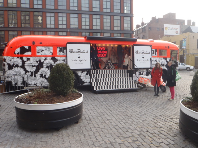 Kate Spade's Florence Broadhurst bus.