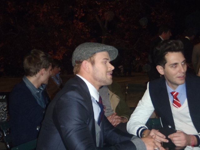 Twilight's Kellan Lutz at Fashion Week.