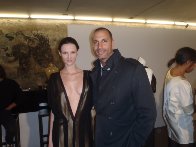 Rubin + Chapelle model Elodie Passelaigue and Nigel Barker.