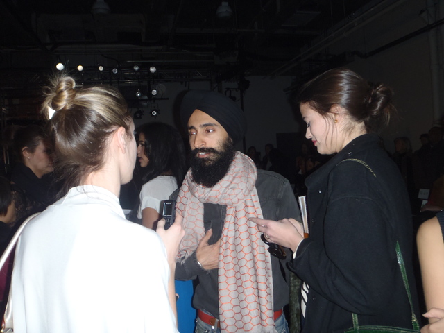 Waris Ahluwalia at Yigal Azrouel.