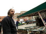 Van Destroys Art Studio on Seventh Avenue South and Commerce Street