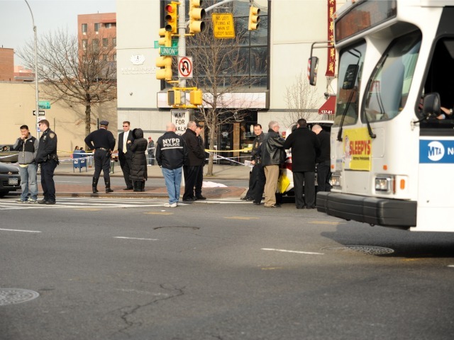 A city bus struck and killed a woman at Northern Boulevard and Union Street on Feb. 22, 2012.