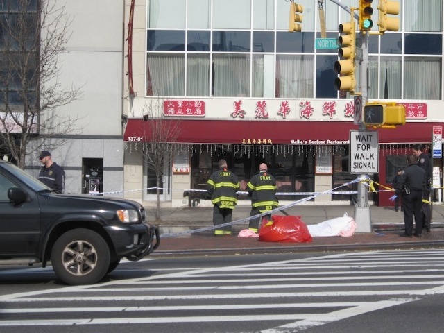 A woman was struck and killed by a city bus on Feb. 22, 2012.