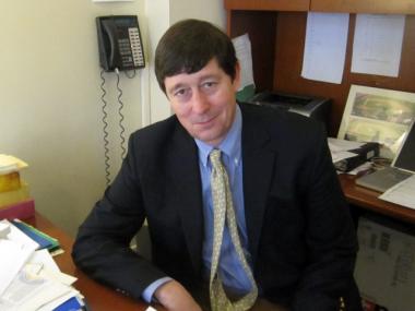 George Davison, head of the Grace Church School, has worked at the school for 25 years.