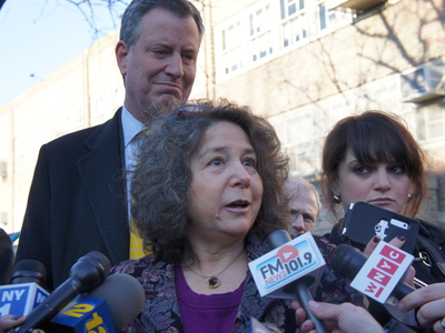 Principal Elizabeth Phillips of P.S. 321 speaking in defense of her teachers when teacher evaluation data was released in February 2012. She called P.S. 321's teachers 