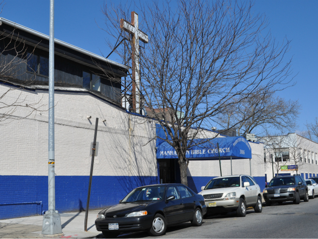 Manhattan Bible Church is located on West 205th Street, just one block from where Vacca Lounge would open.