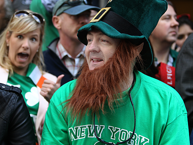 <p>Crowds lined Fifth Avenue for this years St. Patrick's Day Parade on March 17, 2012.</p>

