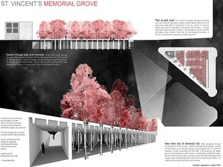 Skylights on the top of the park's walls would light the basement learning center.