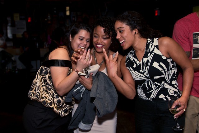 Uptown ladies at Negro Claro's 