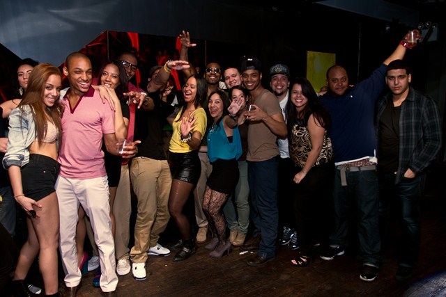 A crowd at Negro Claro on March 22, 2012