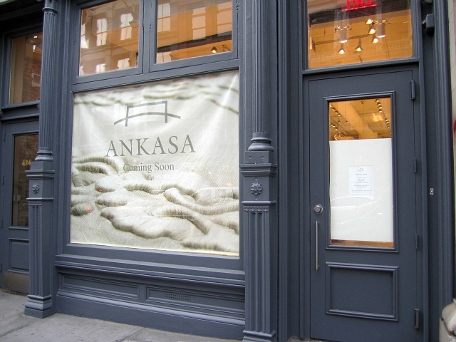 The home goods shop Ankasa specializes in high-end bedding and will open a location in SoHo in mid-April 2012, a representative said April 2, 2012.