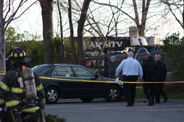 A man using a chemical believed to be pesticide killed himself inside a car in a Home Depot parking lot on April 7, 2012.