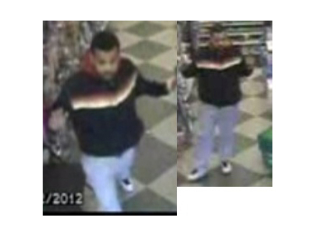 Video grab of escaped accomplice in robbery of East Harlem pharmacy, April 12, 2012.