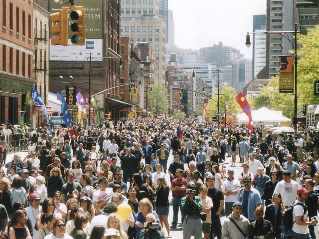Thousands were expected at the Tribeca Family Street Festival to support lower Manhattan's local economy April 28.