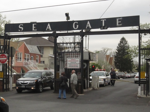 The 71-year-old victim was shot, allegedly by her husband, in her Sea Gate home on April 18, 2012.