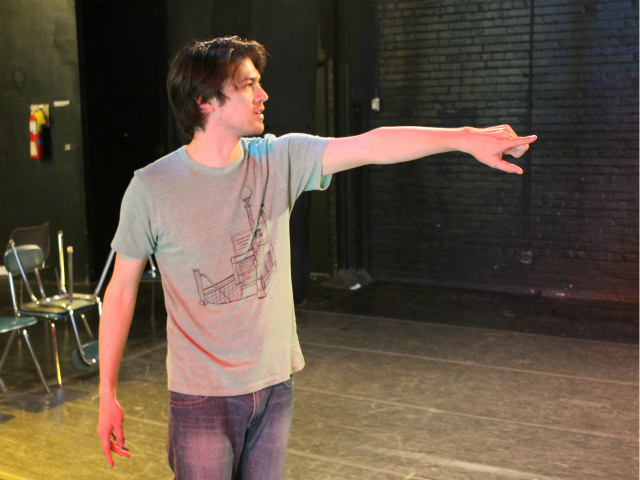 Devin Norik directs the Storefront Ensemble.