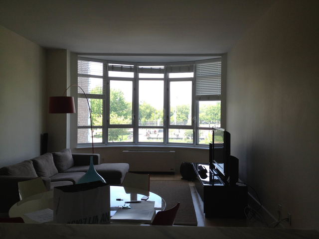 The living room at 20 Bayard.