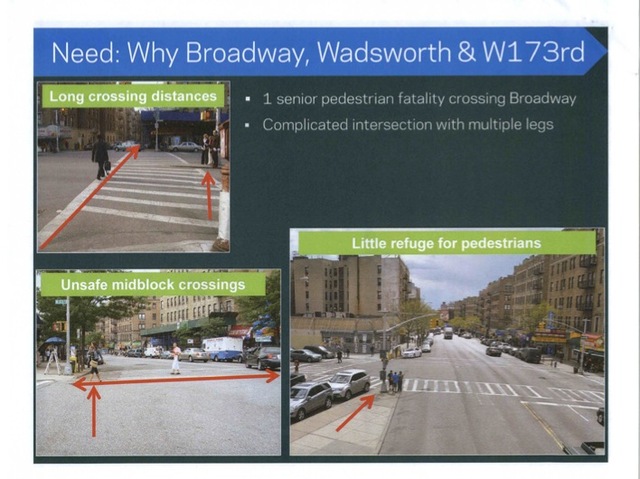 The Safe Streets for Seniors initiative conducted by the Department of Transportation chose two of the most dangerous intersections to address in addition to making general improvements throughout the area. 
