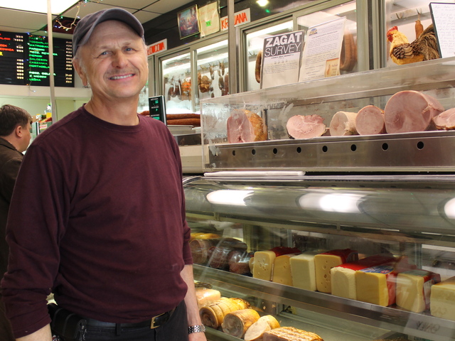 Stephen Tychanski, owner of Steve's Meat Market, started a petition of more than 60 business owners to change the direction of traffic on Nassau Avenue.