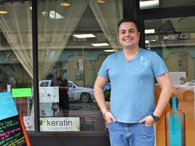Daniel Wieczorek chose to buy no new products this week for Eva's Hair Salon since business is so slow.
